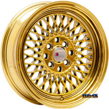 F1R Wheels - F01 - Chome Gold - Gold Flat