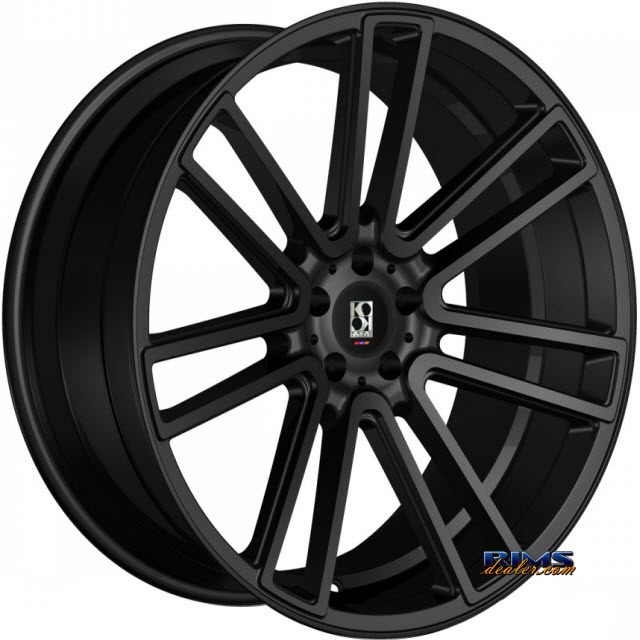 26 inch koko kuture wheels massa-7 black flat. koko kuture wheels